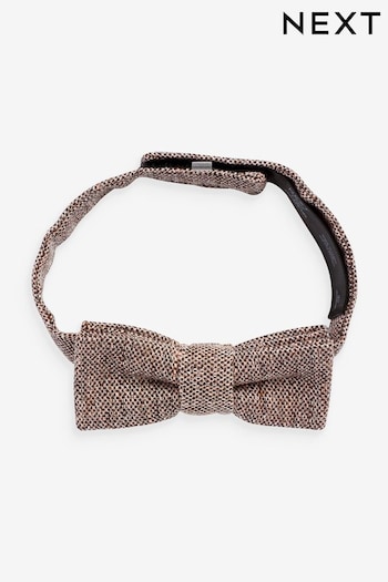 Natural Linen Mix Bow Tie (1-16yrs) (432403) | £7