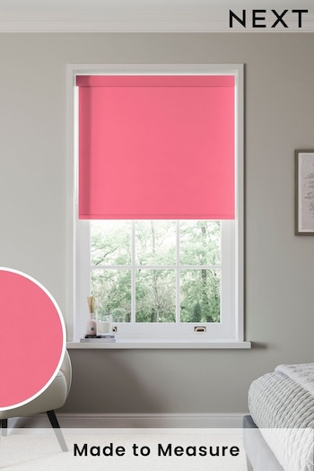 Pink Glow Made to Measure Blackout Roller Blind (432434) | £55