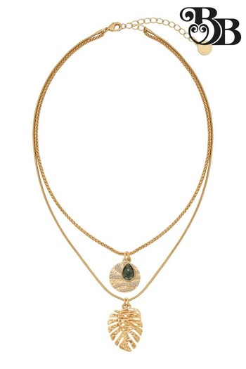 Bibi Bijoux Gold Tone Palma Double Layered Necklace (432464) | £35
