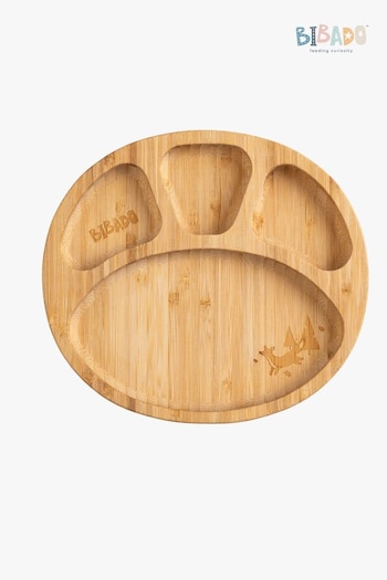 Bibado Bamboo Suction Divider Plate: Fawn (432487) | £16