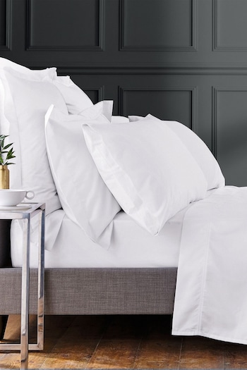 Bedeck Of Belfast White 1000 Thread Count Egyptian Cotton Sateen Large Housewife Pillowcase (432796) | £33