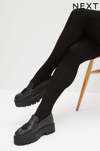 Black Knitted Tights 1 Pack (433418) | £10