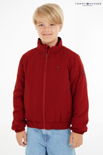 Tommy Tape Hilfiger Boys Red Essential Padded Jacket (433614) | £85 - £110