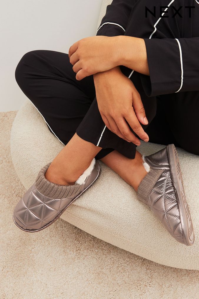 Buy Women s Slippers Gold Nightwear Online Next UK
