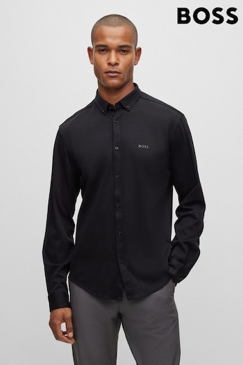 BOSS Black Biado Long Sleeve Jersey Shirt (433851) | £119