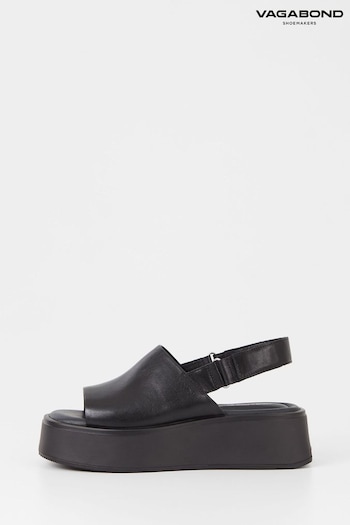 Vagabond Courtney Slingback Black Sandals (434487) | £100