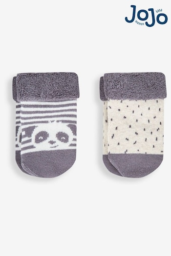 JoJo Maman Bébé Cream 2-Pack Baby Socks (434699) | £5.50