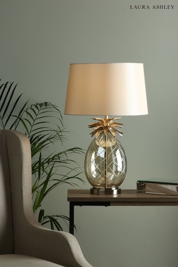 Laura Ashley Champagne Gold Pineapple Table Lamp Shade (434860) | £110
