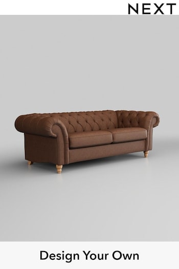 Rustic Leather/Light Brown Gosford Leather Firmer Sit (435097) | £925 - £2,625