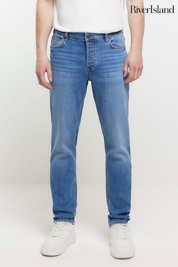 River Island Blue Slim Length Jeans (435707) | £39