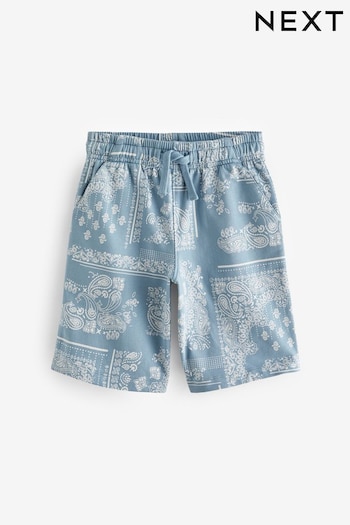 Blue Bandana Print Jersey Printed Shorts (3-16yrs) (436155) | £11 - £16