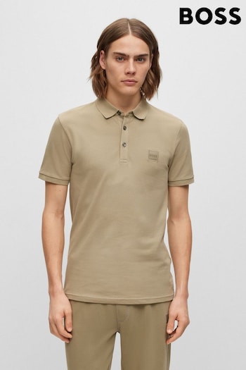 BOSS Beige Passenger crepe Polo Shirt (436615) | £79
