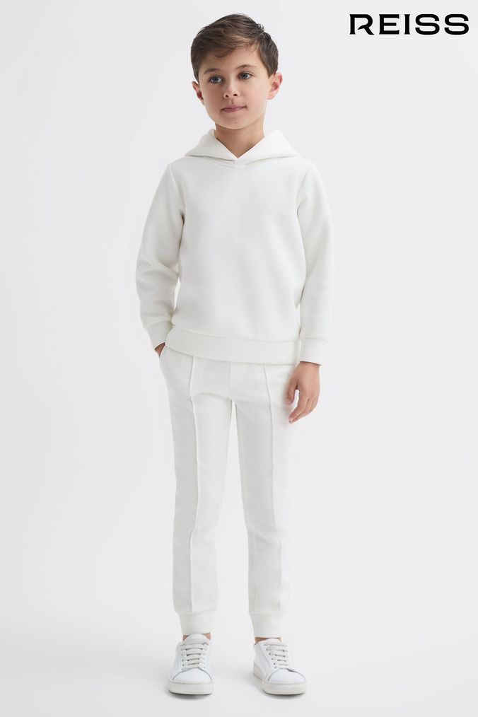 Kids white joggers new arrivals