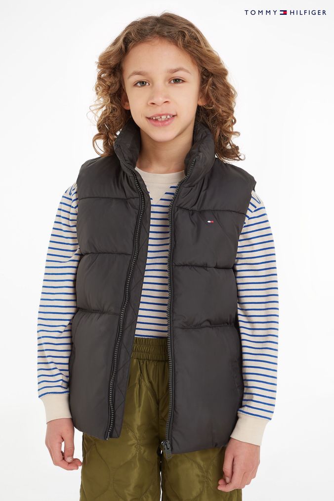 Boys tommy hilfiger gilet best sale