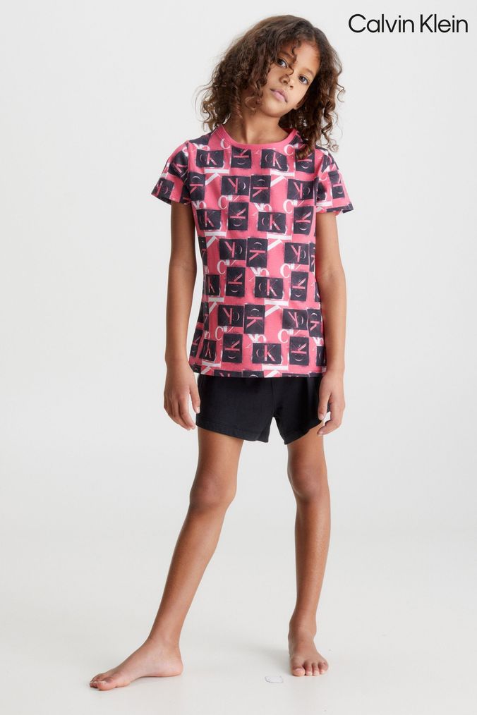 Kids calvin klein clearance pyjamas