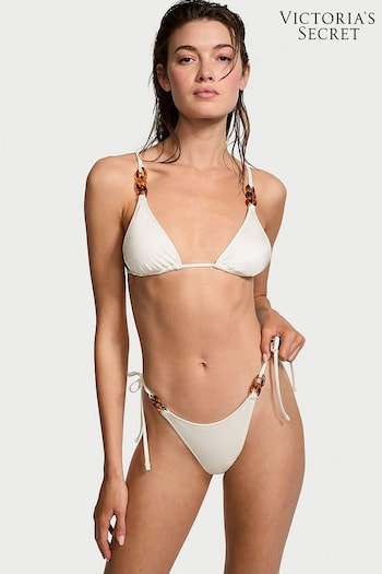 Victoria's Secret Coconut White Brazilian Swim Chain Bikini Bottom (437326) | £29