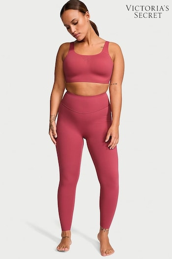 Victoria's Secret Deep Rose Pink 7/8 Length Elevate Light Compression Leggings (437632) | £55