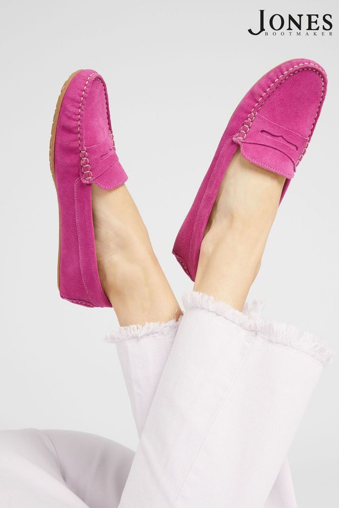 Next pink loafers discount