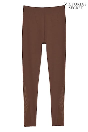 Victoria's Secret Ganache Brown 7/8 Length VS Elevate Corset Leggings (438070) | £59