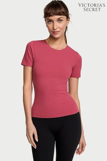 Victoria's Secret Deep Rose Pink VS Elevate T-Shirt (438195) | £35