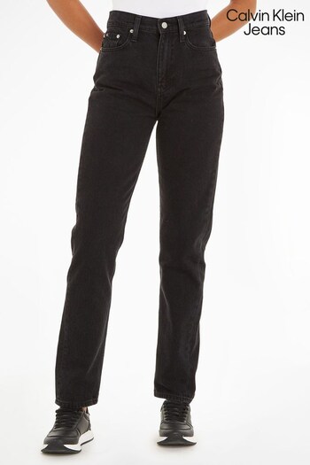 Calvin Klein Jeans Slim  Authentic Straight Black Jeans (438231) | £90
