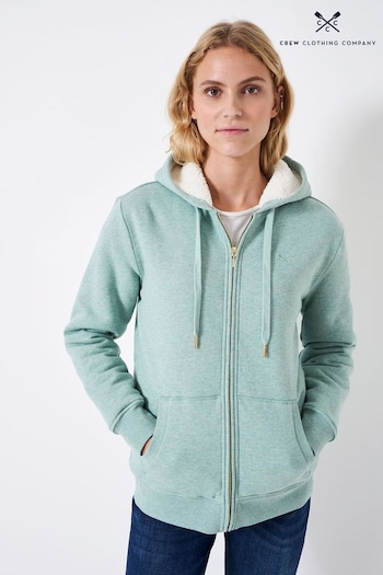 Crew Cargo Clothing Company Green Textured Cotton Relaxed Hoodie (438248) | £69