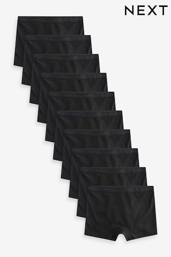 Black Shorts Soft 10 Pack (2-16yrs) (438361) | £20 - £32