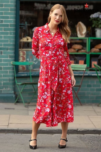 Joe Browns Red Striking Shirt Dress (438934) | £65