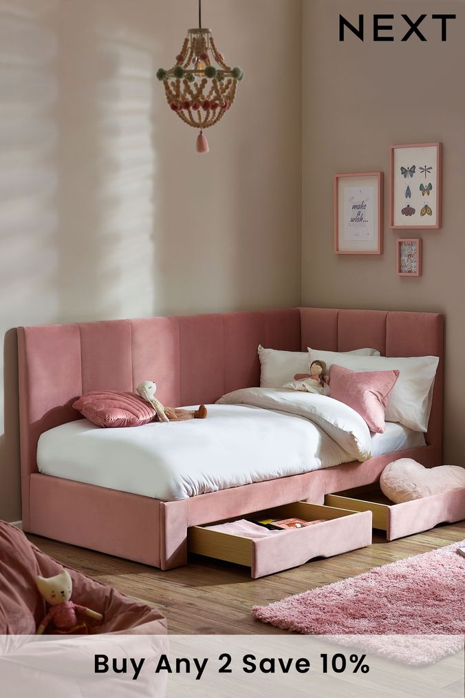 Buy Pink Upholstered Beds Online Next UK
