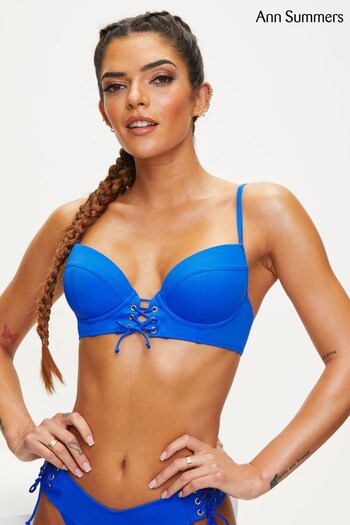 Ann Summers Blue Catalina Underwired Bikini Top (439077) | £30