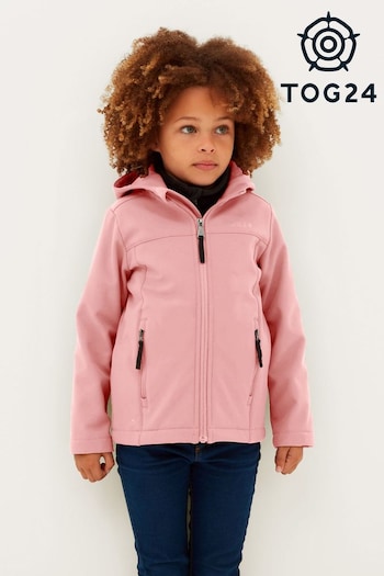 Tog 24 pink Koroma Softshell Hooded Jacket (439263) | £35