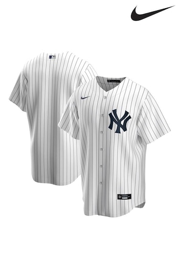 Nike White New York Yankees Official Replica Home Jersey (439339) | £95