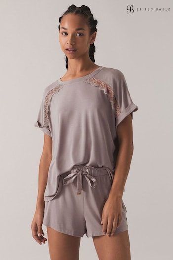B by Ted Baker Mink Brown Modal T-Shirt (439459) | £26