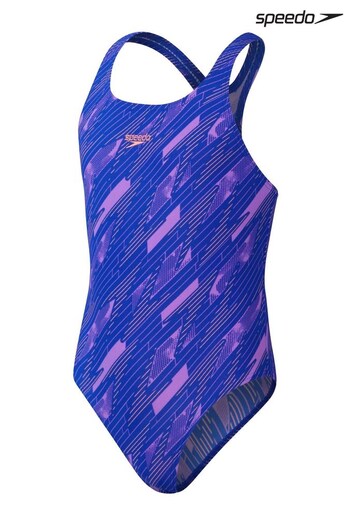 Speedo acg Blue HyperBoom Allover Medalist Swimsuit (439683) | £20.50
