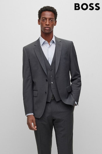 BOSS Grey Slim Fit Suit (439790) | £269