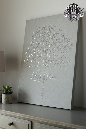 Art For The Home Grey Eternal Tree Canvas (439801) | £42