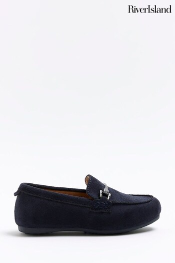 River Island Blue Boys Suede Loafers (439838) | £16