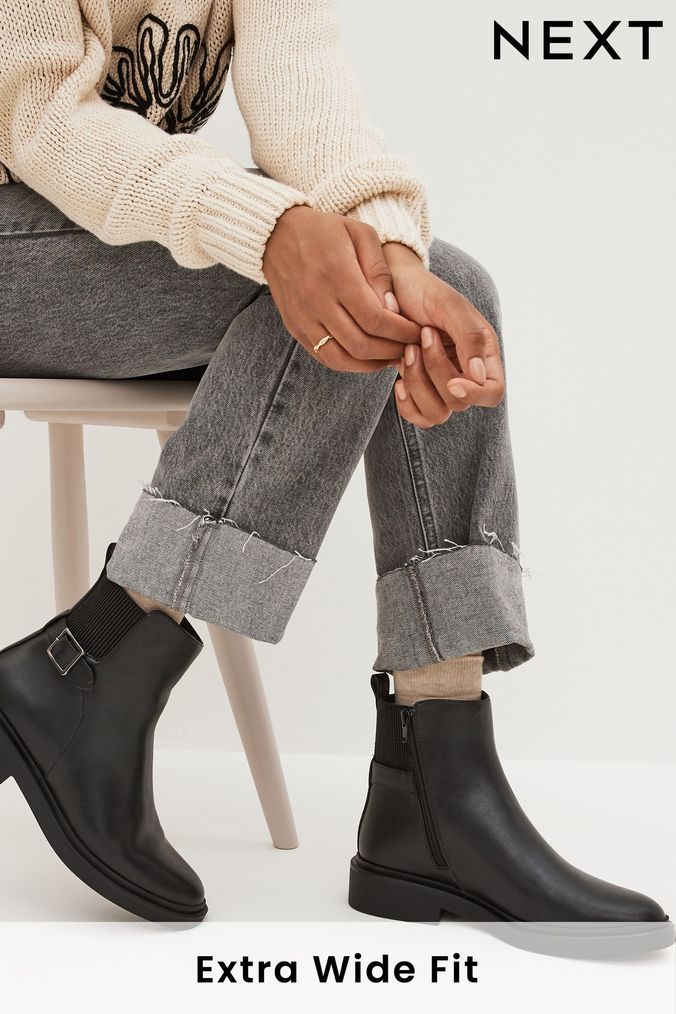 Next flat ankle boots best sale