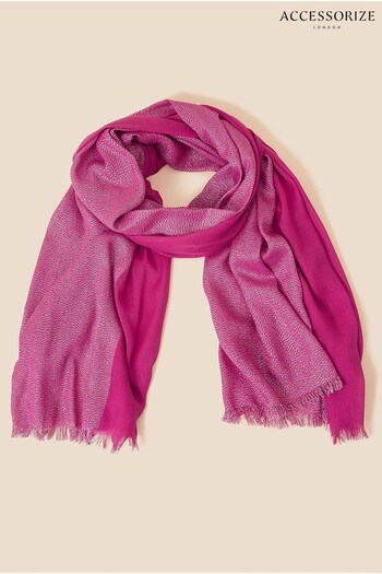 Accessorize Pink Occasion Scarf (440227) | £18