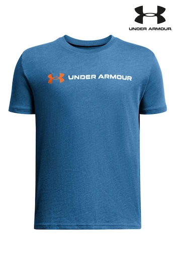 Under Armour Blue Wordmark T-Shirt (440341) | £22