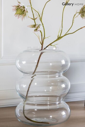 Gallery Home Clear Salida Tall Vase 25cm (440470) | £24