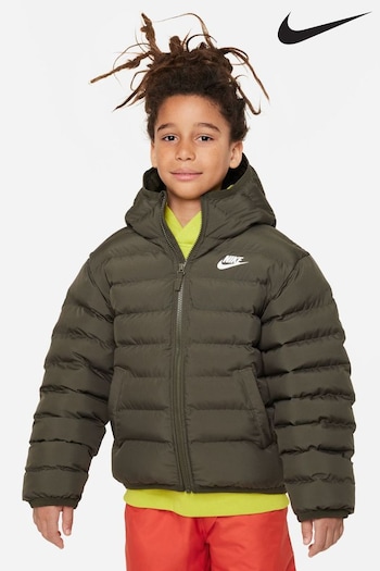 Nike Green Padded Hooded Coat (440555) | £78