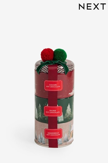 Christmas Hot Chocolate Tin Trio Gift (440659) | £10