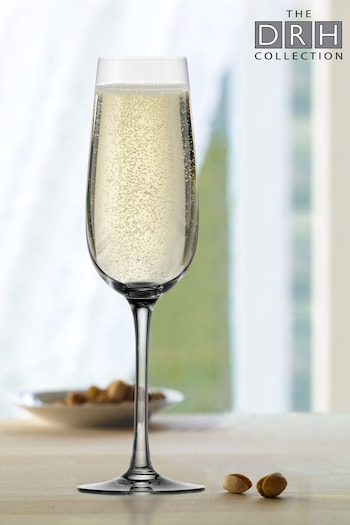 Weinland Set of 6 Clear Champagne Flutes By The DRH Collection (441439) | £47