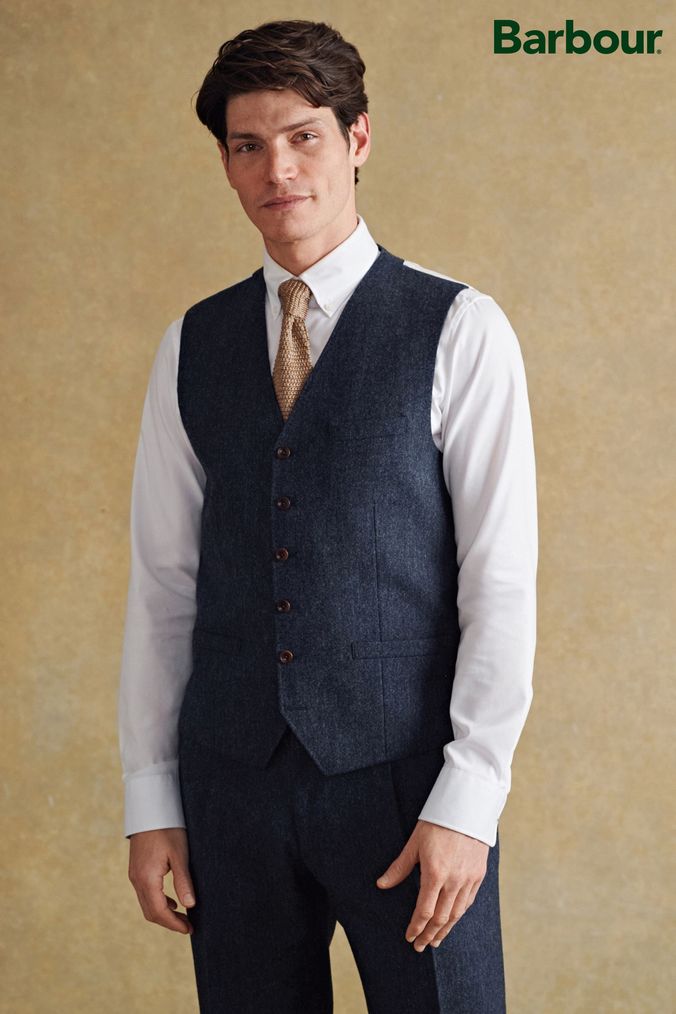 Next mens waistcoats blue on sale