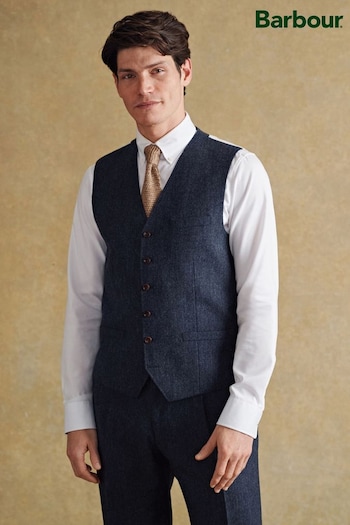 Barbour® Blue Donegal Waistcoat (441481) | £149