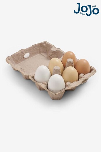 JoJo Maman Bébé Multi Wooden Eggs (441609) | £7.50