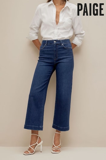 Paige Anessa High Waisted Wide Leg Jeans (441610) | £275