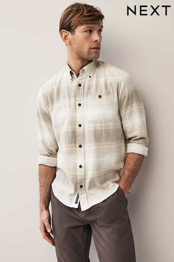 Natural Stripe Long Sleeve Shirt (441634) | £32