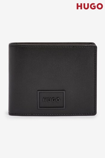 HUGO Elliott Trifold Black Wallet (441640) | £119